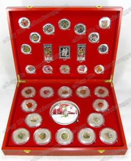 Valuable 32 Year of the Dragon Gold and Jade Coins Set  