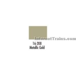  Badger Model Flex Railroad Paint   Metallic Gold (1 oz 