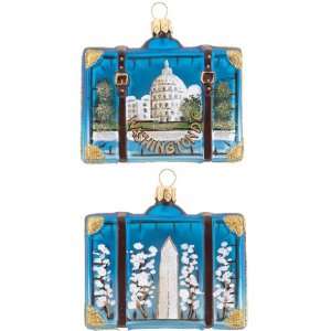  Washington Suitcase Christmas Ornament