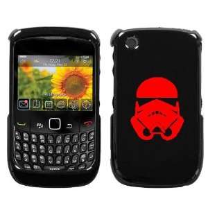   9300 3G RED STORMTROOPER ON A BLACK HARD CASE COVER 