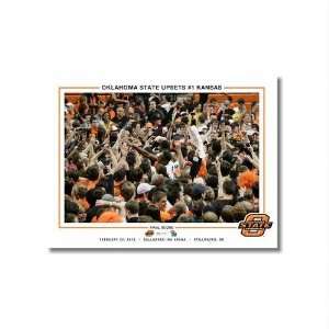  Oklahoma State 85, No.1 Kansas 77 9x12 Unframed Photo by 