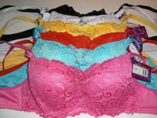 New SEXY Soft Cup LACE Camisole PUSHUP BRAS Sz 34C  