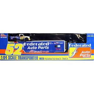   Racing 164 Scale Transporter with Federated Race Truck Automotive