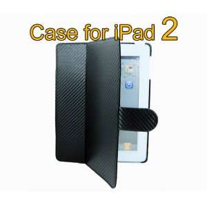  Black Carbon Case Cover Pouch For Apple iPad 2 2nd M227 