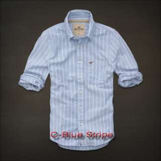 NEW 2012 NWT MENS HOLLISTER BY ABERCROMBIE PLAID CASUAL BUTTON SHIRT 