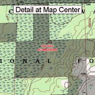 USGS Topographic Quadrangle Map   Boy River, Minnesota (Folded 
