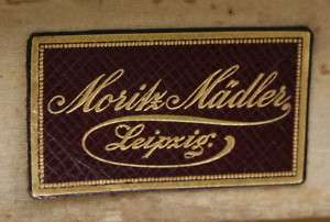 Moritz Madler Leipxig Madler Koffer Steamer Trunk  