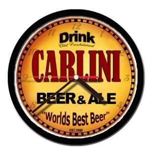  CARLINI beer and ale cerveza wall clock 