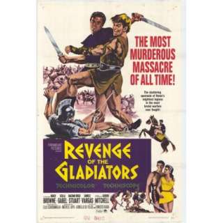 Revenge of the Gladiators (1965) 27 x 40 Movie Poster A  