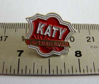 Katy MK Trailroad Slogan Train RR Push Pin Lapel Pin  
