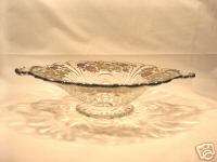 Sterling Silver Overlay Cambridge Caprice Glass Bowl  