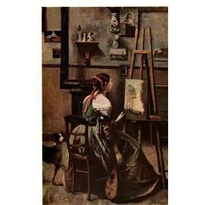  1961 Jean Baptiste Camille CorotThe Artists Studio 