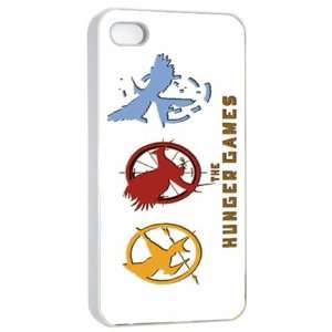  The Hunger Games Logo Case for Iphone 4/4s (White) Free 