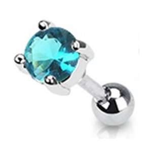 16g Surgical Steel Cartilage Earring Stud Body Jewelry Piercing with 