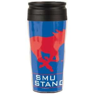  NCAA Southern Methodist Mustangs 16 Ounce Travel Mug 