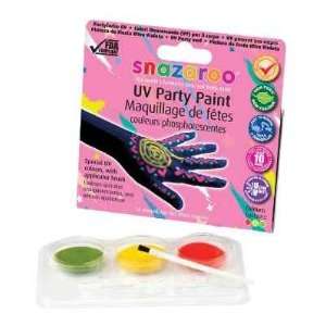  SNAZAROO Snazaroo UV Party Paint 3 Colour Kit