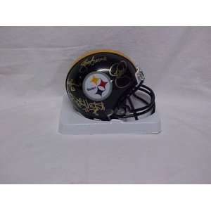   Autographed Pittsburgh Steelers Riddell Mini