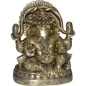   of Hinduism for Luck & Prosperity Ganesha Statue Sculpture Metal Brass