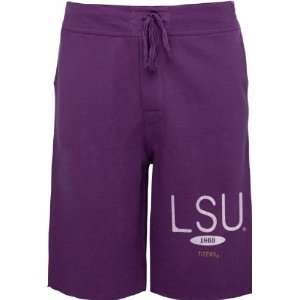  LSU Tigers Purple Fleece Shorts