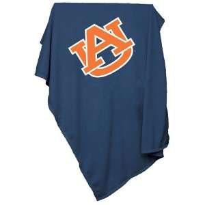  Auburn Tigers NCAA Sweatshirt Blanket Throw (Blue) Sports 