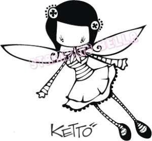 LUCY KETTO Stamping Bella Unmounted Rubber Stamp Craft  