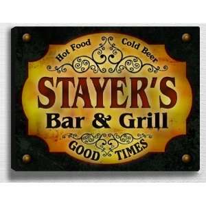  Stayers Bar & Grill 14 x 11 Collectible Stretched 