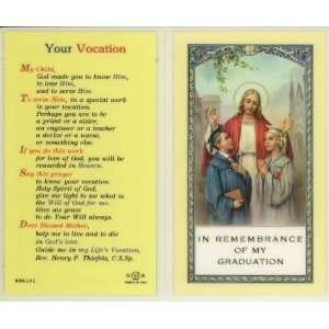  Your Vocation   Guidance Prayer Holy Card (800 141) (E24 