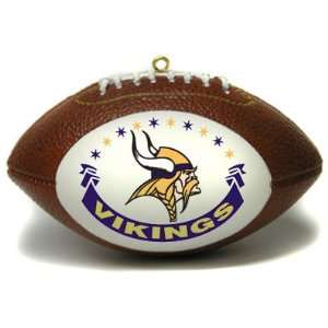  Minnesota Vikings Football Shaped Ornament