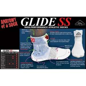  Gear Up Sports GLIDE Coolmax Socks GLIDE CCrew GLIDE Q 
