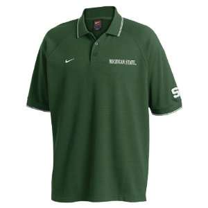   Nike Michigan State Spartans Green Power Sweep Polo