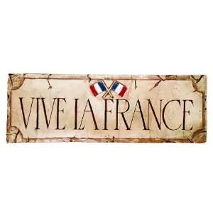  French wall decor, Vive La France wall plaque
