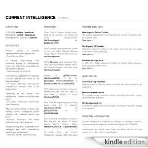  Current Intelligence   Daily Readbook Kindle Store 