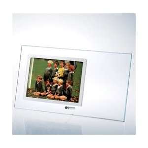  Starfire Horizontal Stainless Photo Frame W/ Silver Pole 