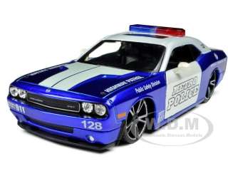 2008 DODGE CHALLENGER SRT8 124 BLUE METRO POLICE CAR  