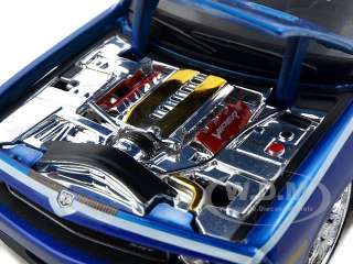   car model of 2008 Dodge Challenger SRT8 Blue Pro Rodz die cast car