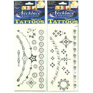 Bulk Buys KK269 Necklace Design Tattoos   Pack of 576  