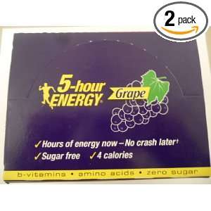  Living Essentials 5 hour Energy Grape 12 ea Health 