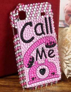 Call me phone crystal case for Samsung i9000 Galaxy S  