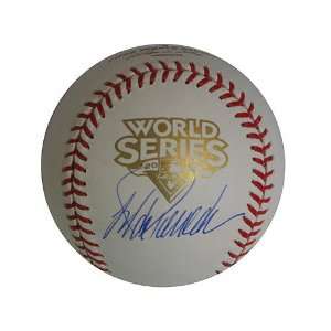 New York Yankees Jorge Posada Autographed 2009 World 
