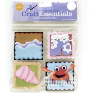 Craft Essentials Beach Stamps Embellishments