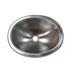  Stainless Steel Lavatory Oval Sink