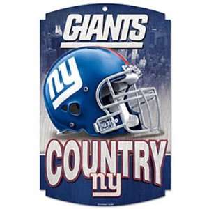  Wincraft New York Giants NFL Wood Sign