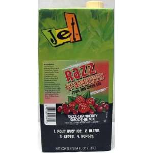 Jet Tea Smoothie Mix Razz Cranberry (64 Grocery & Gourmet Food
