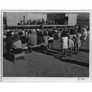  Band concert (close),Manzanar Relocation Center 