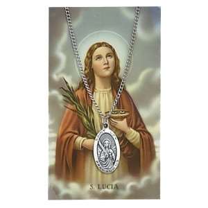   & Saint Gift Set PSD500LU St. Saint Lucy Prayer Card Set Jewelry