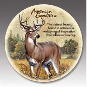    American Expeditions Deer Stone Coasters (4) Patio, Lawn & Garden