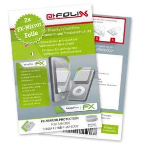  2 x atFoliX FX Mirror Stylish screen protector for Sandisk 