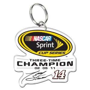  #14 Tony Stewart Sprint Cup Champ Acrylic Key Ring 