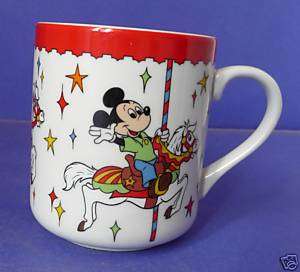 Disneyland Disney World Mickey Carrousel Childs Mug  