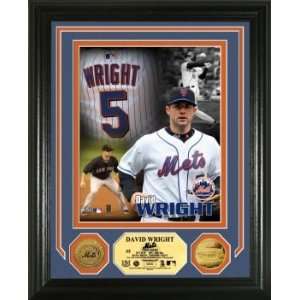    David Wright All Star 24KT Gold Coin Photo Mint